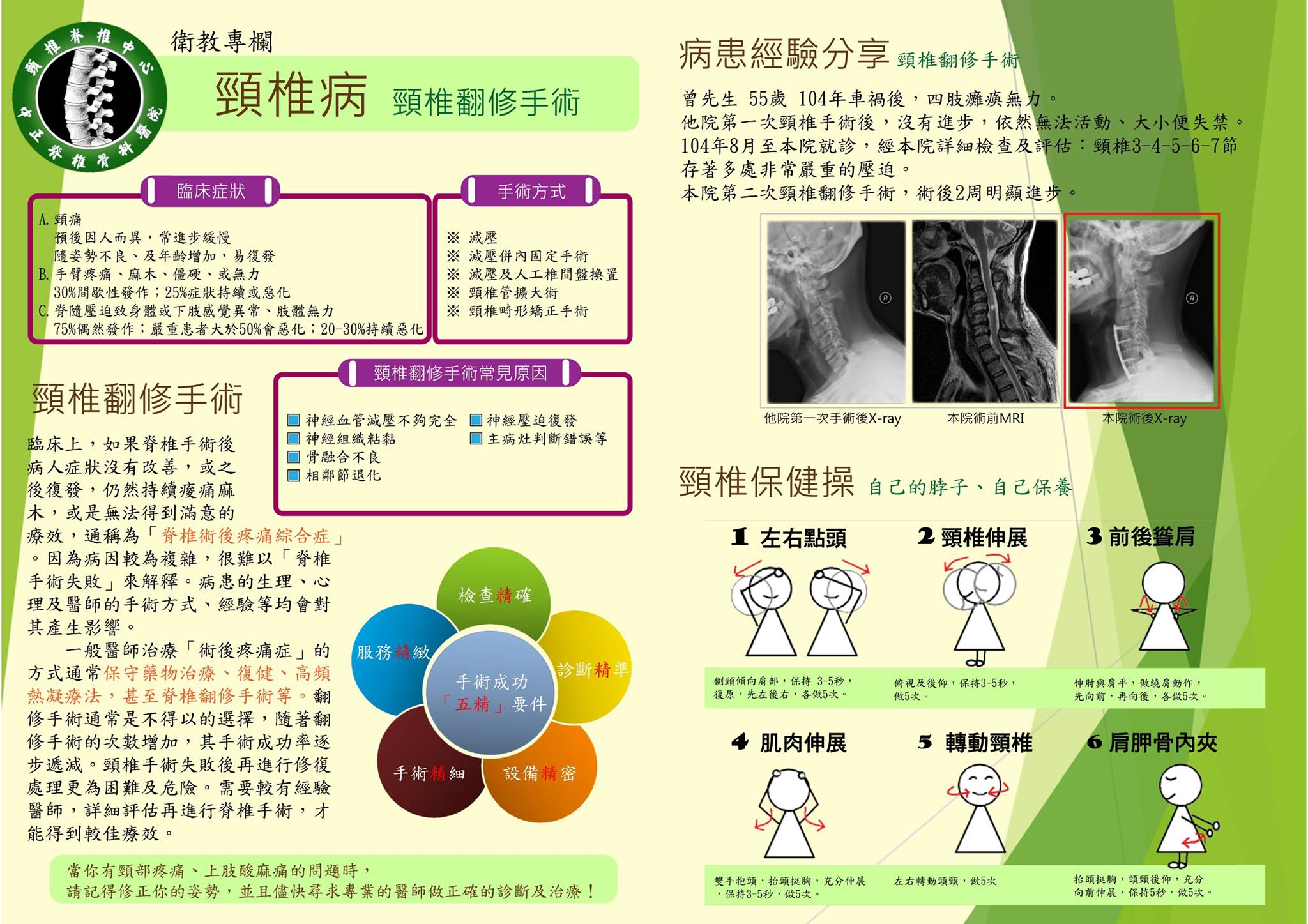 頸椎健康宣導圖片